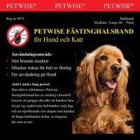 Petwise fästinghalsband för hund och katt